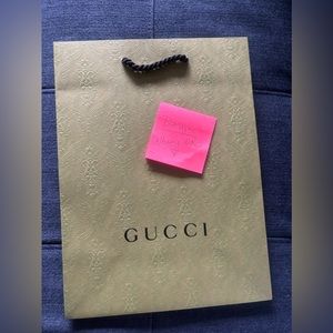 Gucci paper bag- NEW